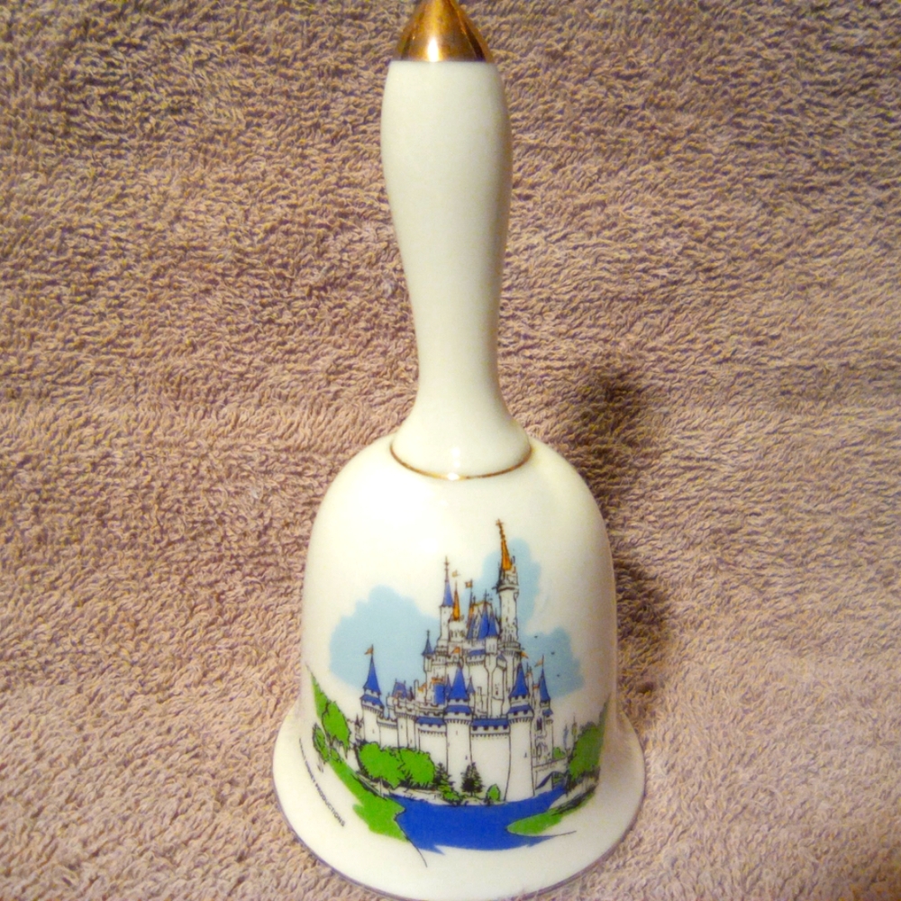 Vintage Walt Disney World Porcelain Bell